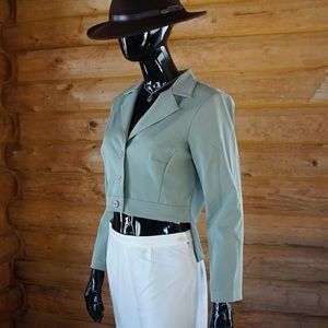 Wrapper Crop Top in Sage